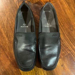 Boys Size 38 Geox Black Loafers